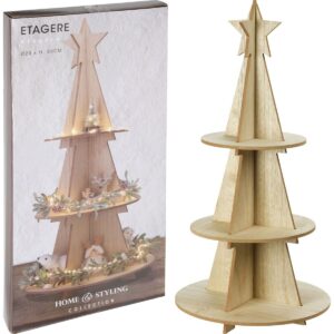 Productfoto: Houten Kerstetagère - 60 cm - Voor Kerstdecoratie