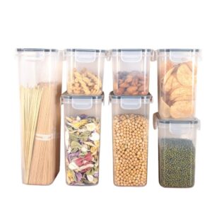 Productfoto: Ceruzo Bewaardozen - 7 Stuks - Stapelbaar met Deksels