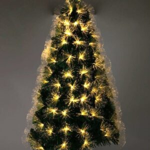 Productfoto: Fiber-Optic Kerstboom - 60 cm - 60 LED - Warm Wit