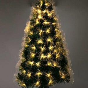 Productfoto: Fiber-Optic Kerstboom - 90 cm - 90 LED - Warm Wit