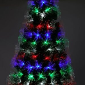 Productfoto: Fiber-Optic Kerstboom - 90 cm - 90 LED - Multicolor