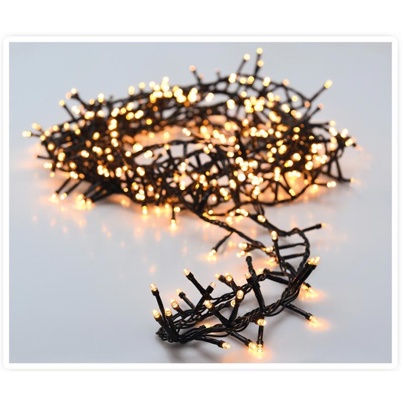 Aanvullende productfoto van extra warmwitte microclusterverlichting met 1500 LED en 30 meter snoer