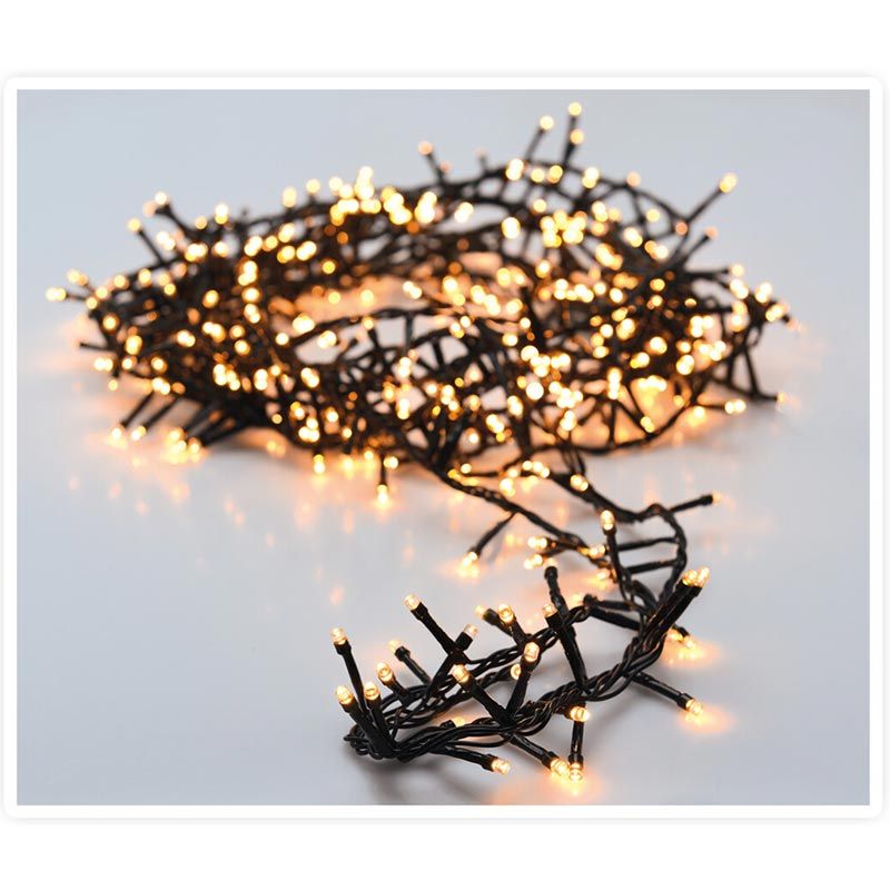 Extra warmwitte microclusterverlichting 800 LED en 16 meter — aanvullende afbeelding