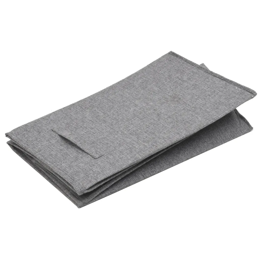 Inklapbare wasmand grijs 51 x 34,5 x 59 cm - Afbeelding 5