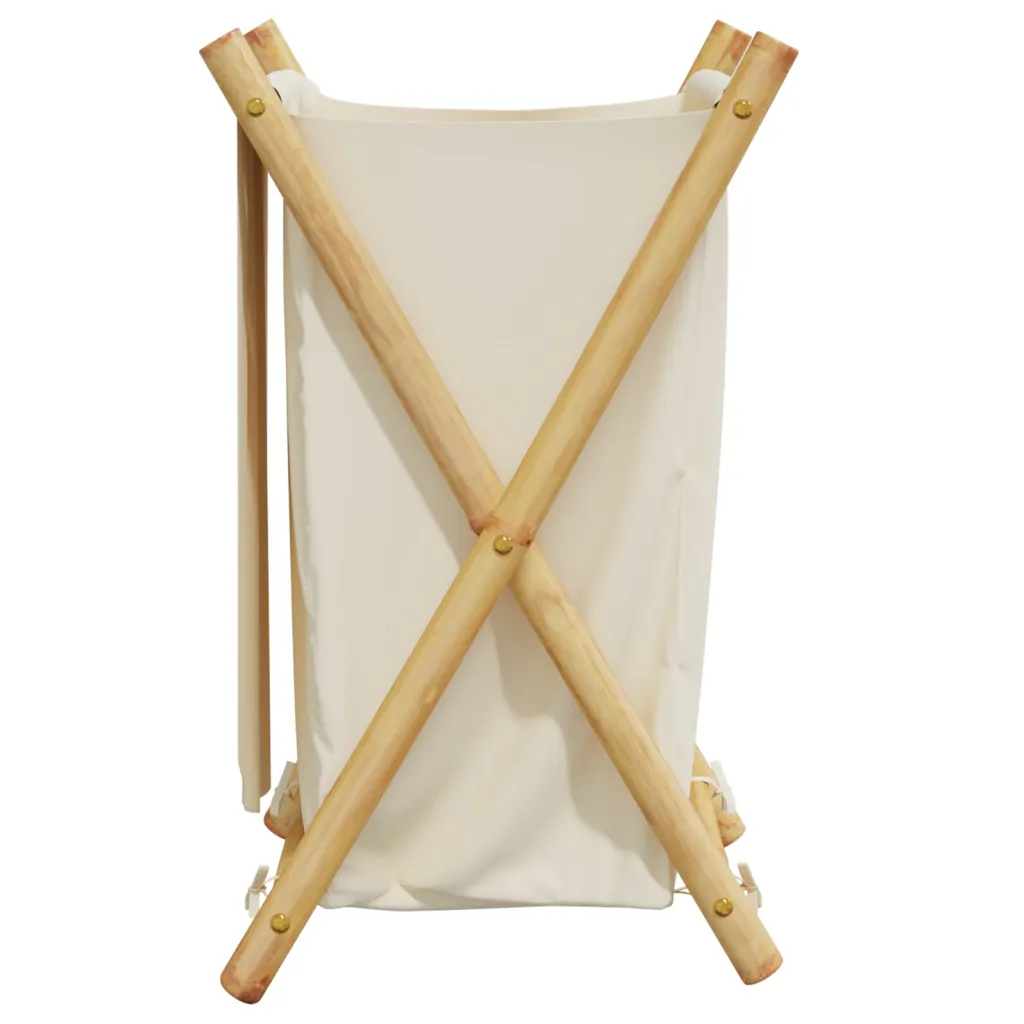 Wasmand bamboe crèmewit 41,5 x 36 x 63,5 cm - Afbeelding 6