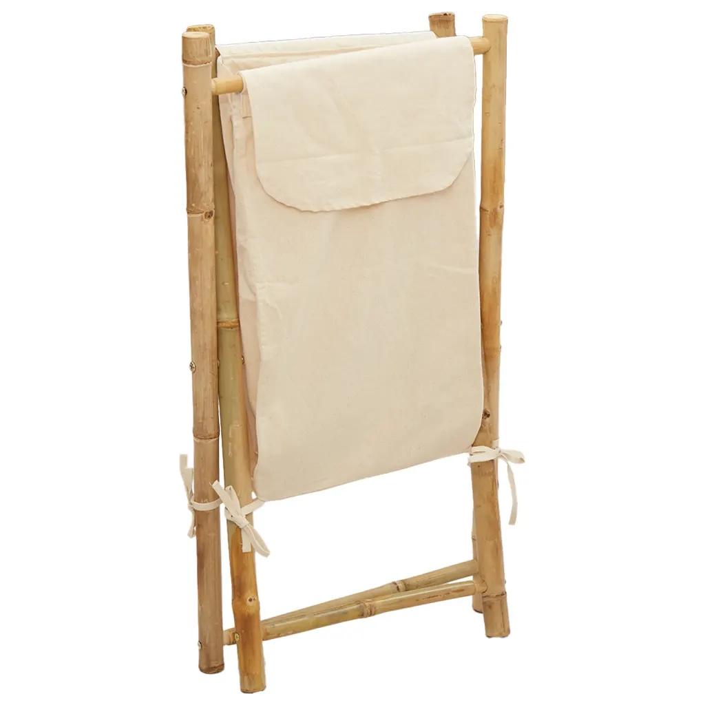 Wasmand bamboe crèmewit 41,5 x 36 x 63,5 cm - Afbeelding 8