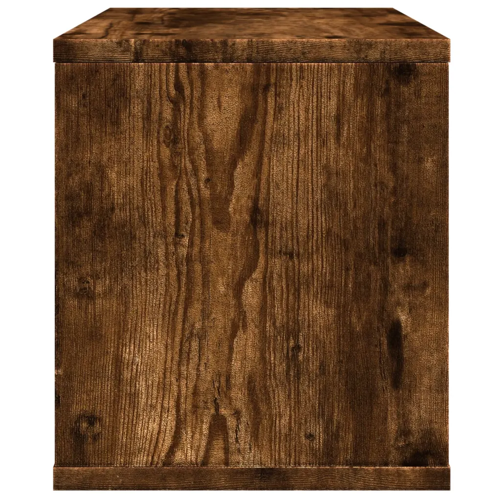 Bureau-organizer gerookt eiken 36 x 26 x 29,5 cm - Afbeelding 6