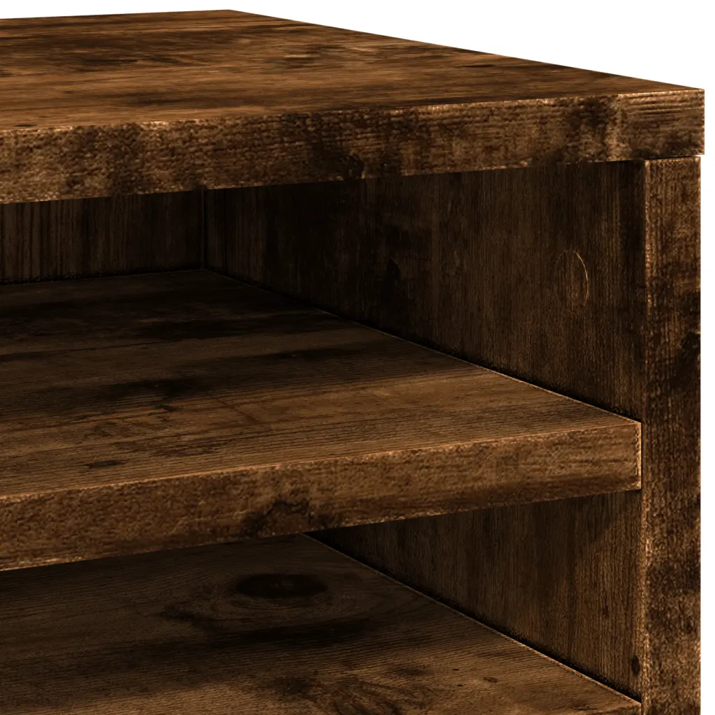 Bureau-organizer gerookt eiken 36 x 26 x 29,5 cm - Afbeelding 7