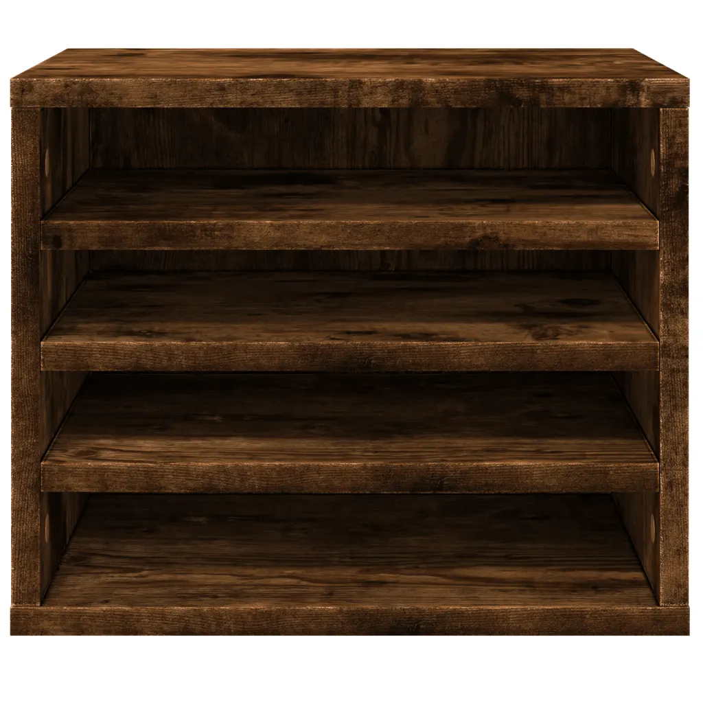 Bureau-organizer gerookt eiken 36 x 26 x 29,5 cm - Afbeelding 4