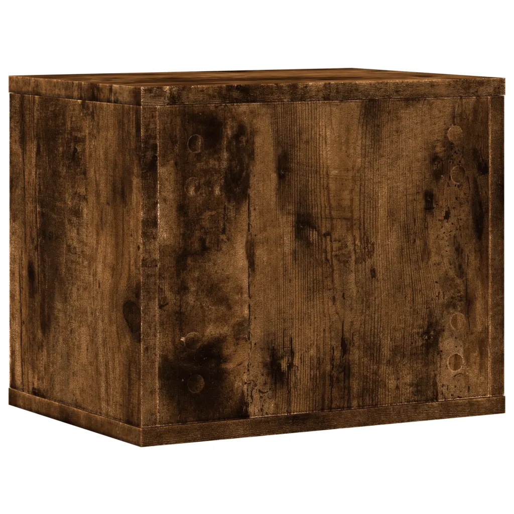 Bureau-organizer gerookt eiken 36 x 26 x 29,5 cm - Afbeelding 5