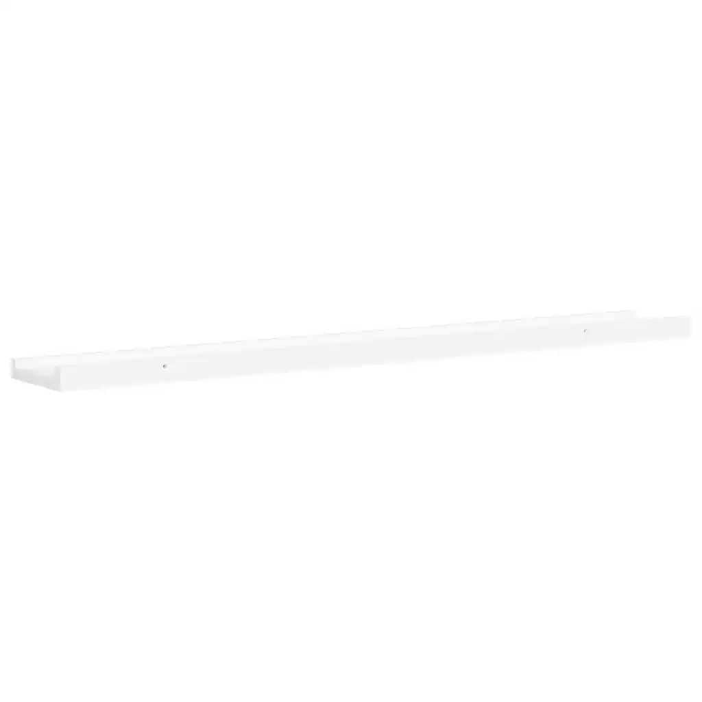 Fotoplanken 2 stuks wit MDF 80 x 9 x 3 cm - Afbeelding 5
