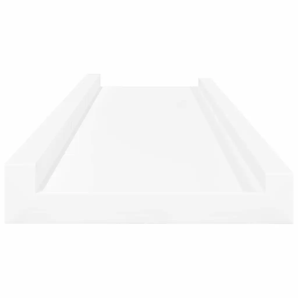 Fotoplanken 2 stuks wit MDF 80 x 9 x 3 cm - Afbeelding 8