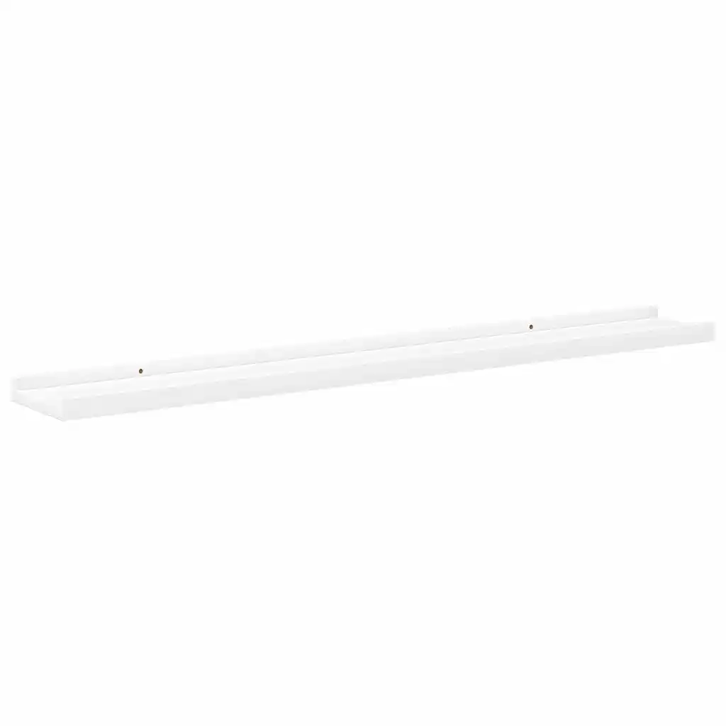 Fotoplanken 2 stuks wit MDF 80 x 9 x 3 cm - Afbeelding 7