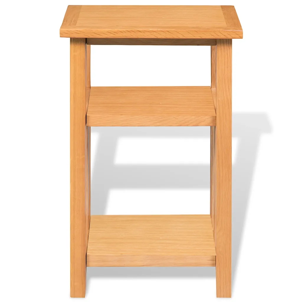 Bijzettafel met tijdschriftenschap eiken 27 x 35 x 55 cm - Afbeelding 4