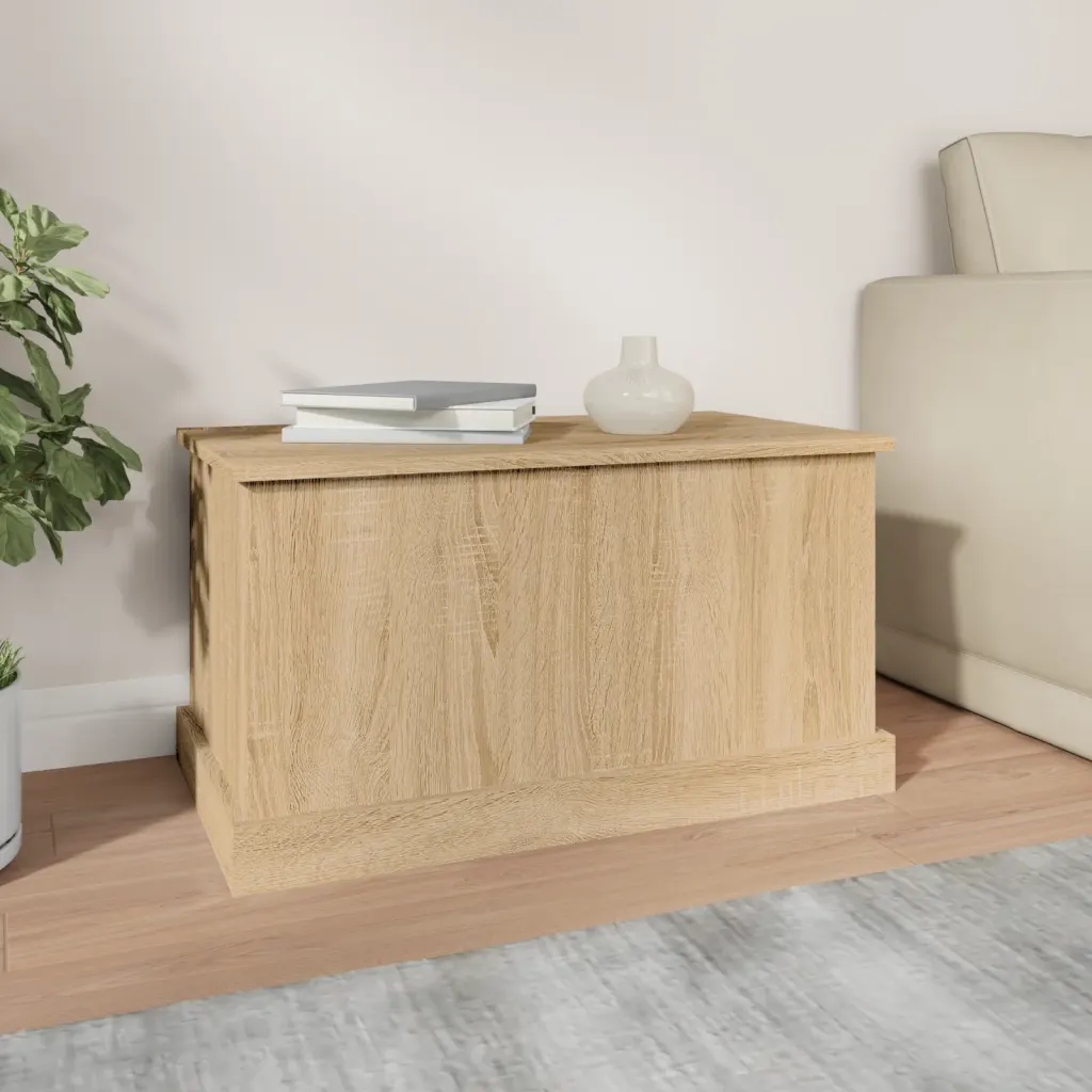 vidaXL Opbergbox sonoma eiken 70 x 40 x 38 cm