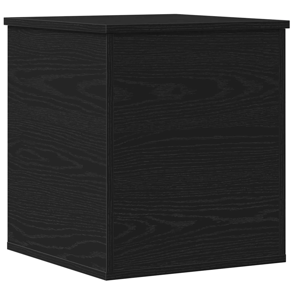 vidaXL Opbergbox zwart eiken 40 x 42 x 46 cm