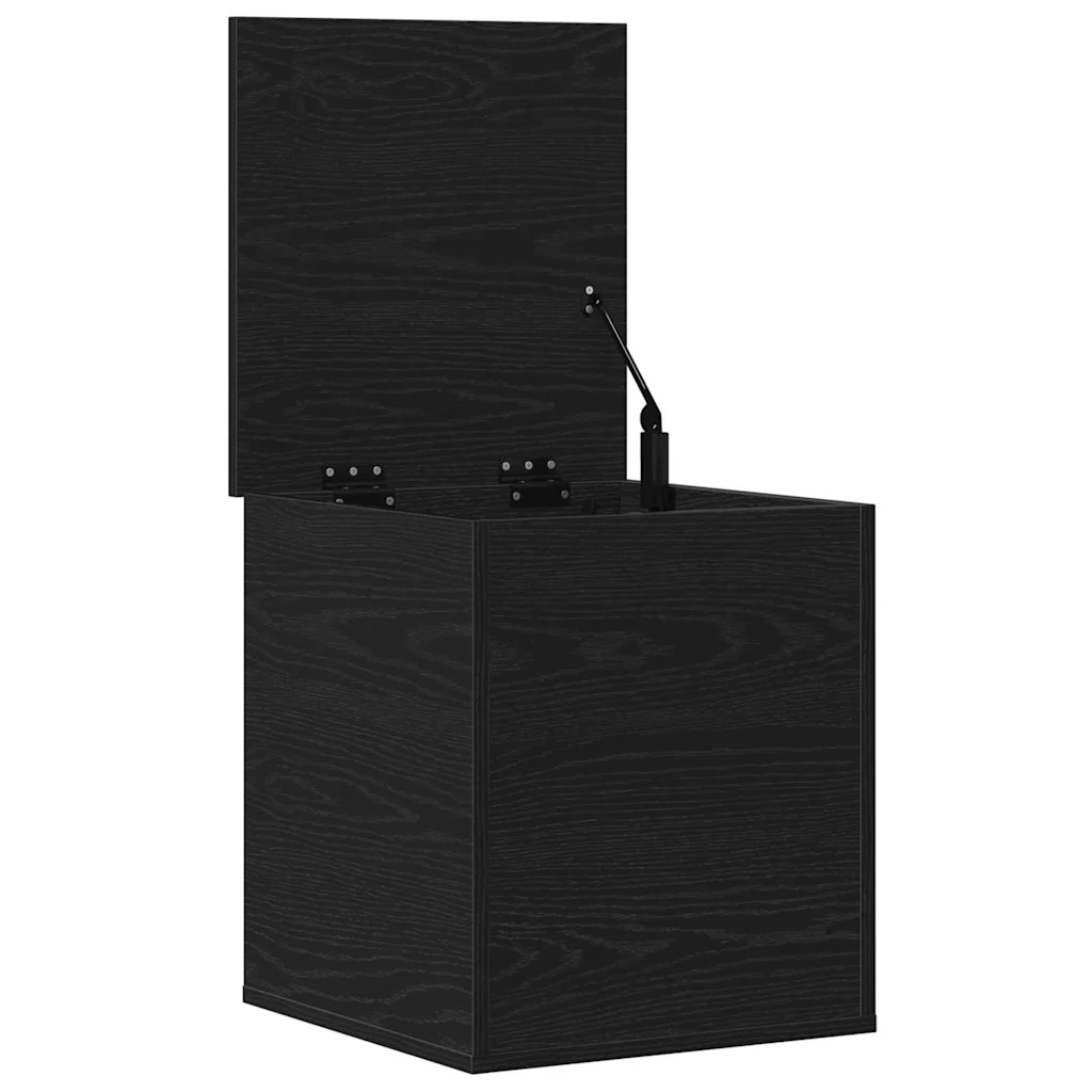 Opbergbox zwart eiken 40 x 42 x 46 cm - Afbeelding 5