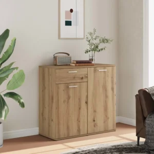 vidaXL Dressoir artisan eiken 80 x 36 x 75 cm