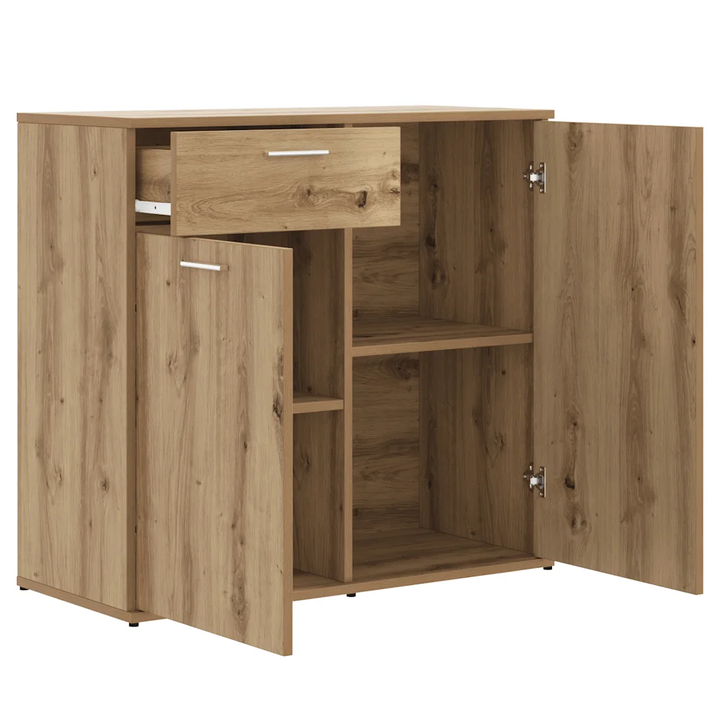 Dressoir artisan eiken 80 x 36 x 75 cm - Afbeelding 3