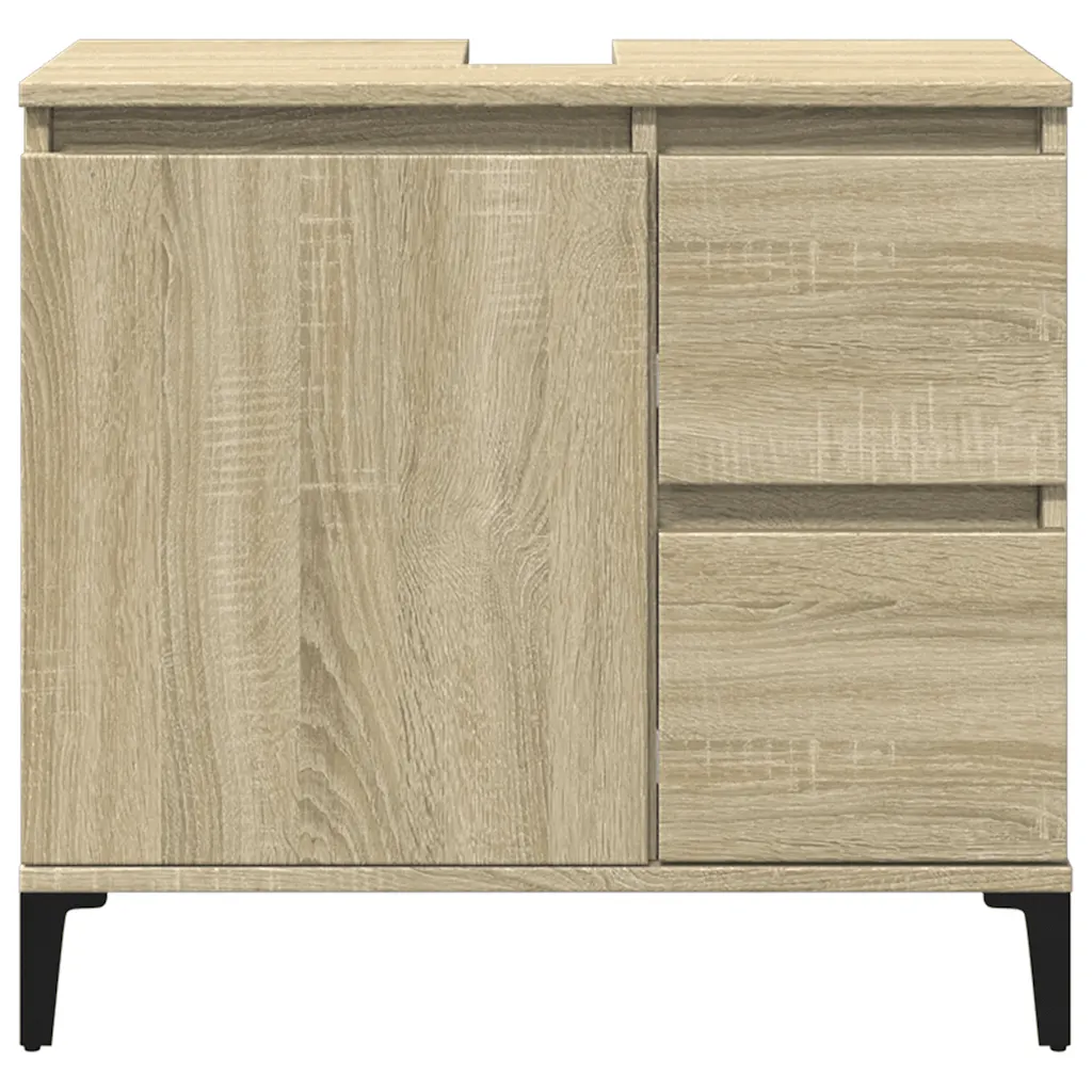 vidaXL Badkamerkast sonoma eiken 65 x 33 x 60 cm