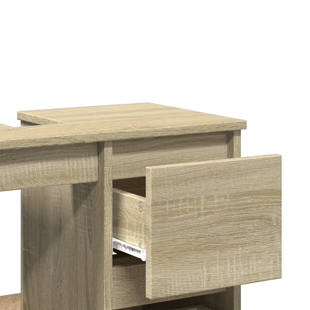 vidaXL Badkamerkast sonoma eiken 65 x 33 x 60 cm