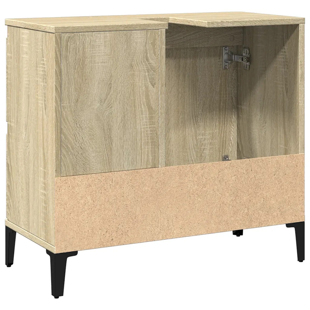 vidaXL Badkamerkast sonoma eiken 65 x 33 x 60 cm