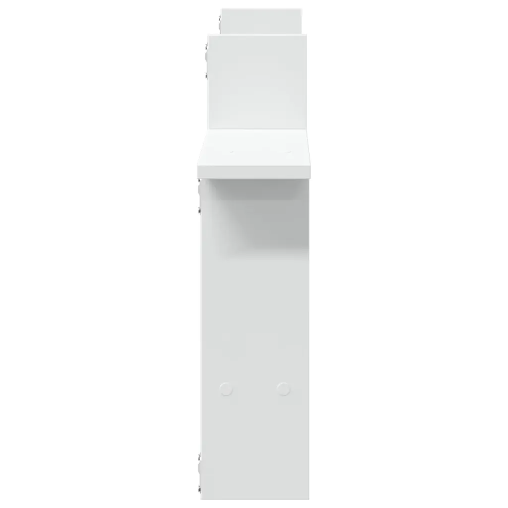 Wandschappen 2 stuks wit 50 x 12 x 50 cm - Afbeelding 6