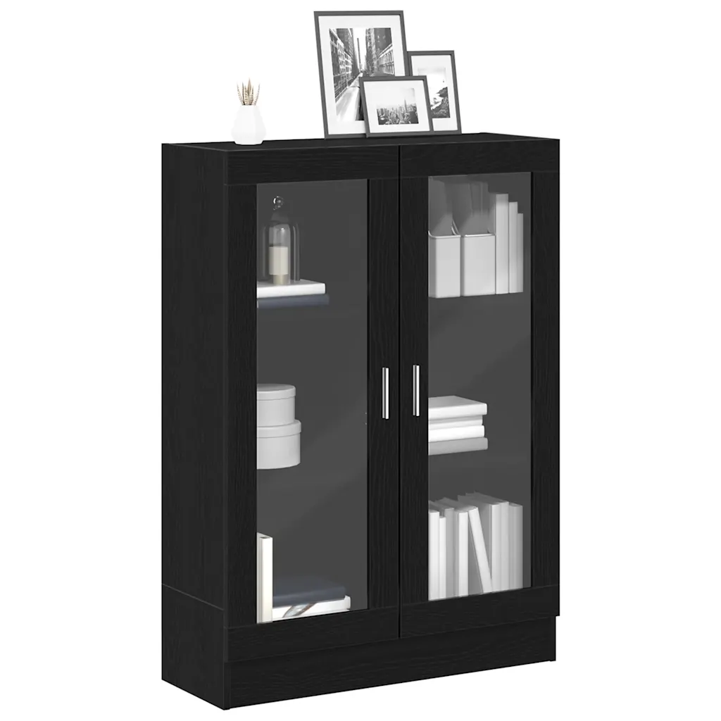 Boekenkast zwart eiken 82,5 x 30,5 x 115 cm - Afbeelding 3