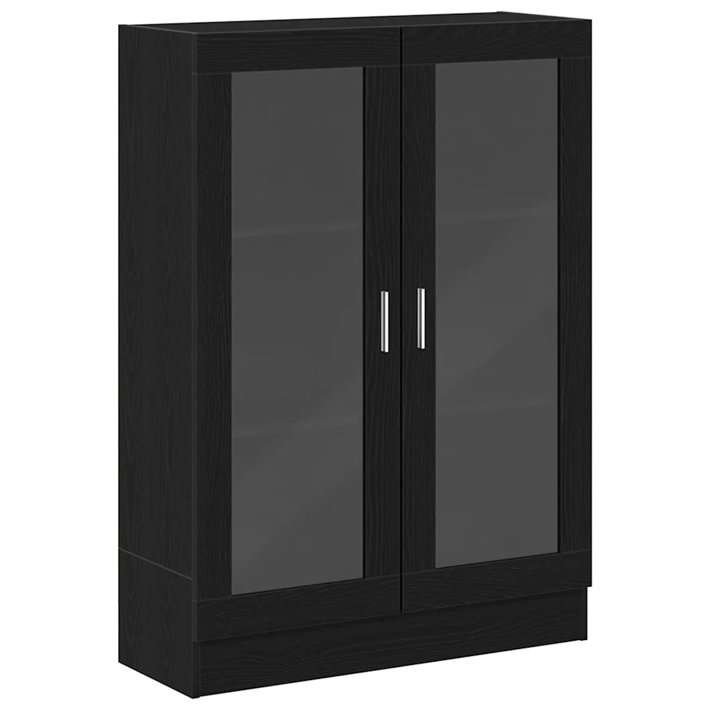 Boekenkast zwart eiken 82,5 x 30,5 x 115 cm - Afbeelding 2
