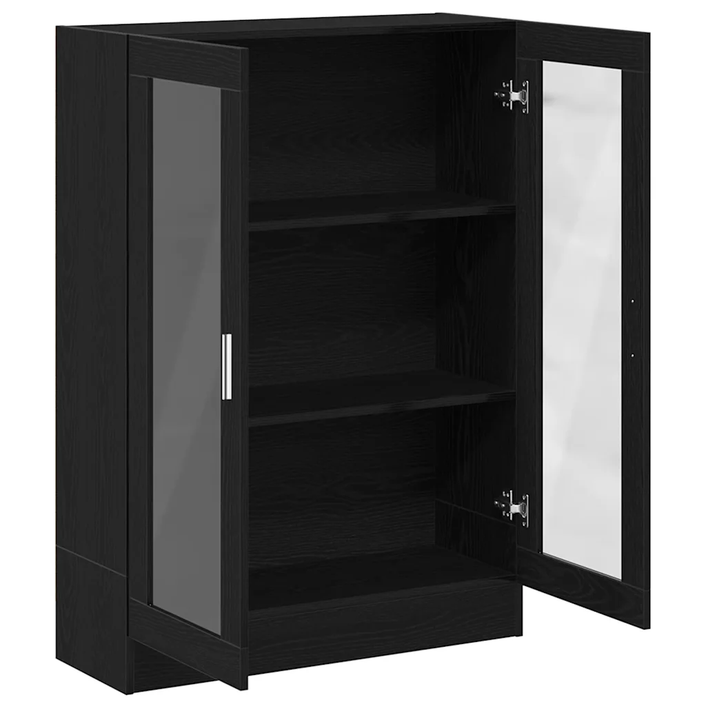 Boekenkast zwart eiken 82,5 x 30,5 x 115 cm - Afbeelding 5