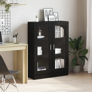 vidaXL Boekenkast zwart eiken 82,5 x 30,5 x 115 cm