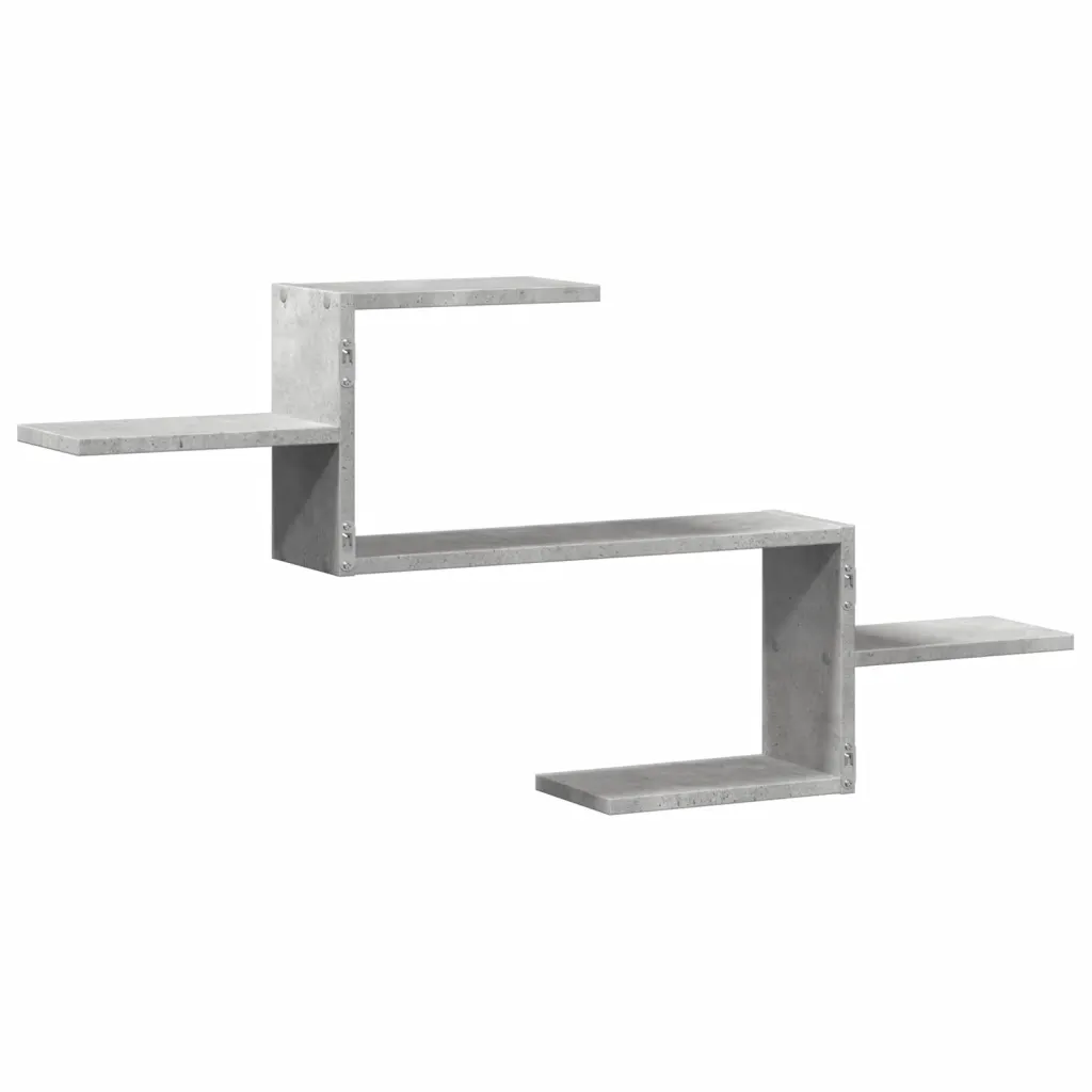 Wandschap betongrijs 104 x 15 x 49 cm - Afbeelding 4