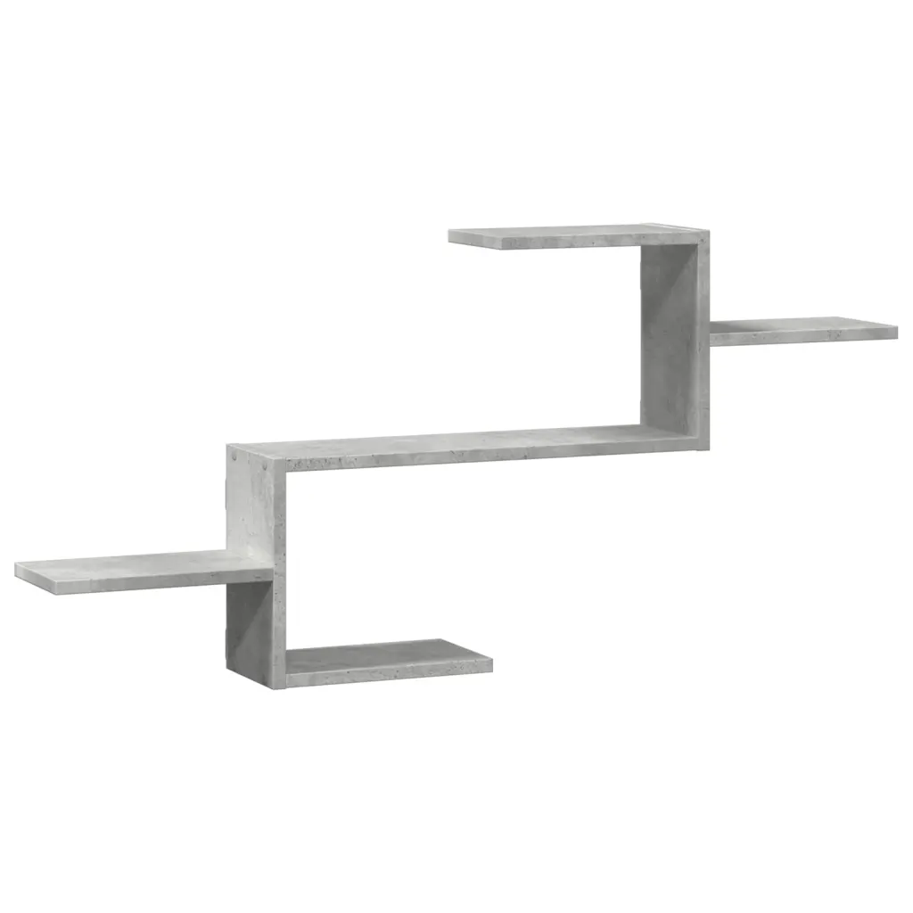 Wandschap betongrijs 104 x 15 x 49 cm - Afbeelding 2