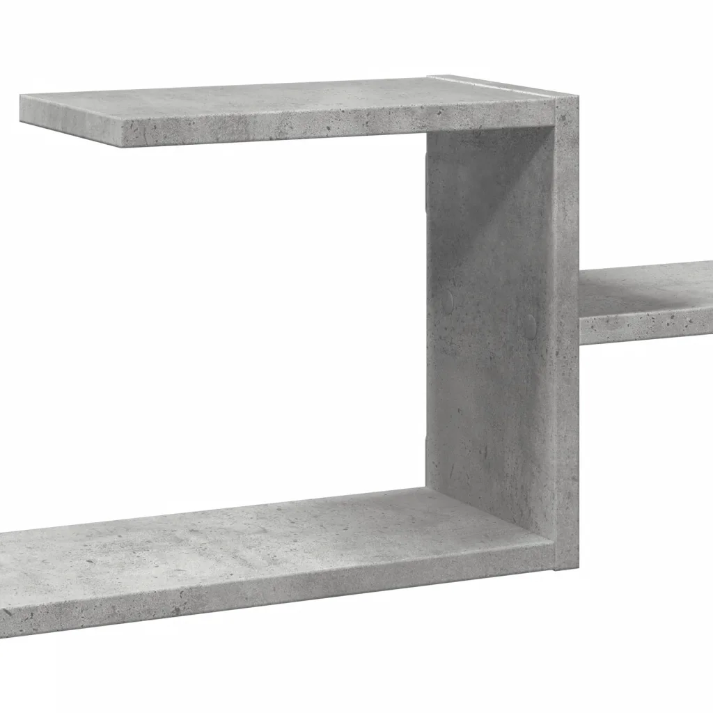 Wandschap betongrijs 104 x 15 x 49 cm - Afbeelding 6