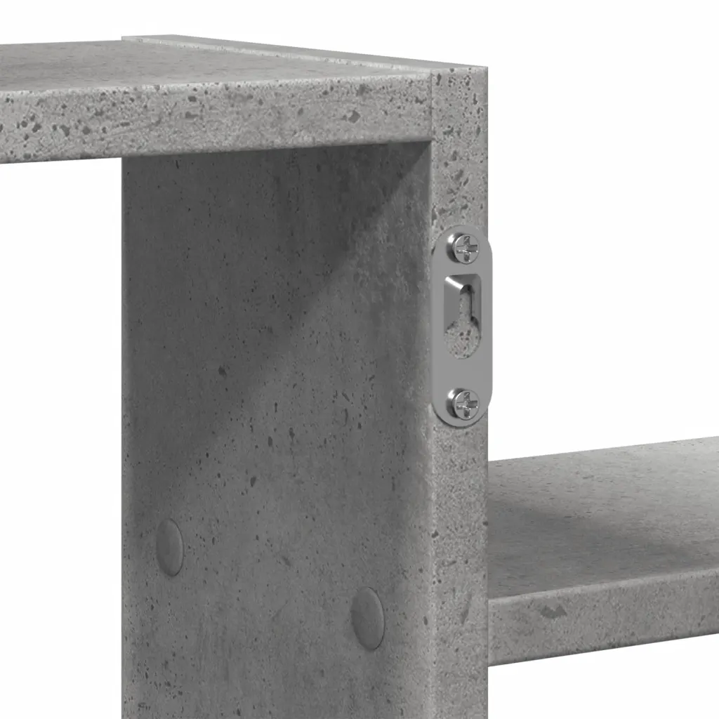 Wandschap betongrijs 104 x 15 x 49 cm - Afbeelding 7