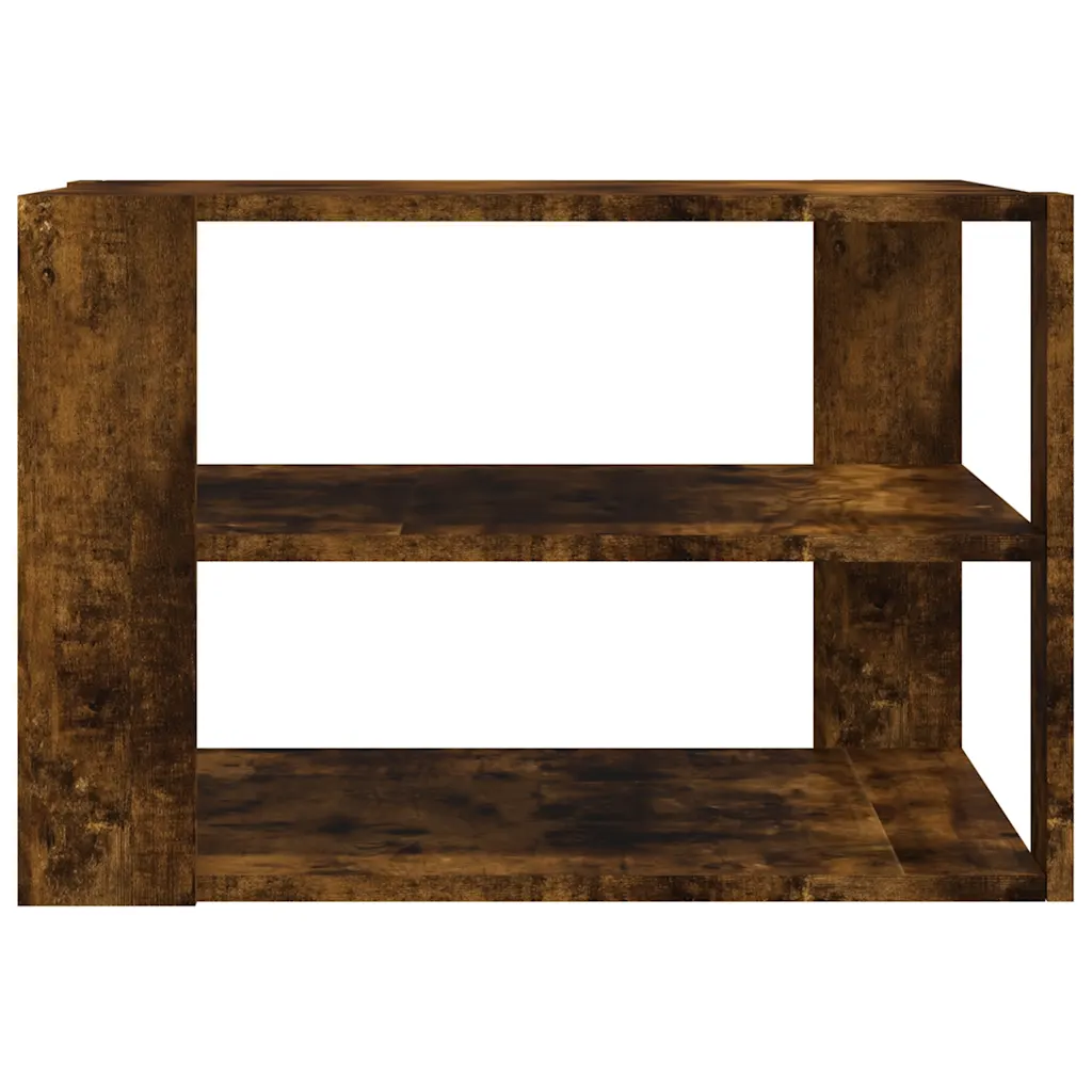 Salontafel gerookt eiken 58 x 58 x 40 cm - Afbeelding 5