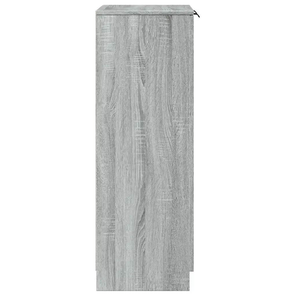 vidaXL Schoenenkast grijs sonoma eiken 59 x 35 x 100 cm
