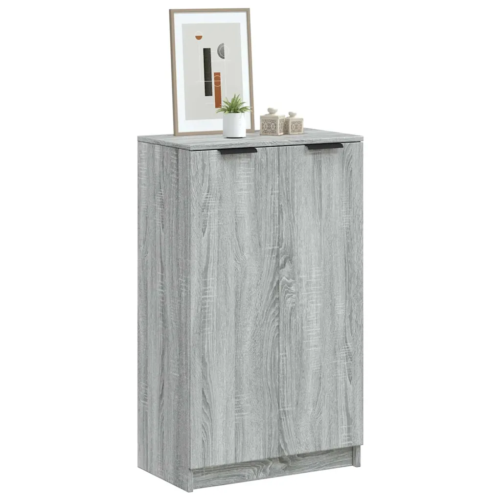 vidaXL Schoenenkast grijs sonoma eiken 59 x 35 x 100 cm