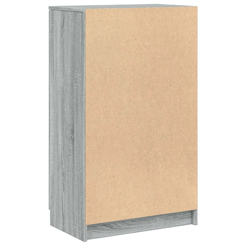 vidaXL Schoenenkast grijs sonoma eiken 59 x 35 x 100 cm