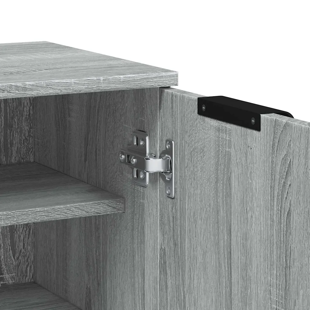 vidaXL Schoenenkast grijs sonoma eiken 59 x 35 x 100 cm