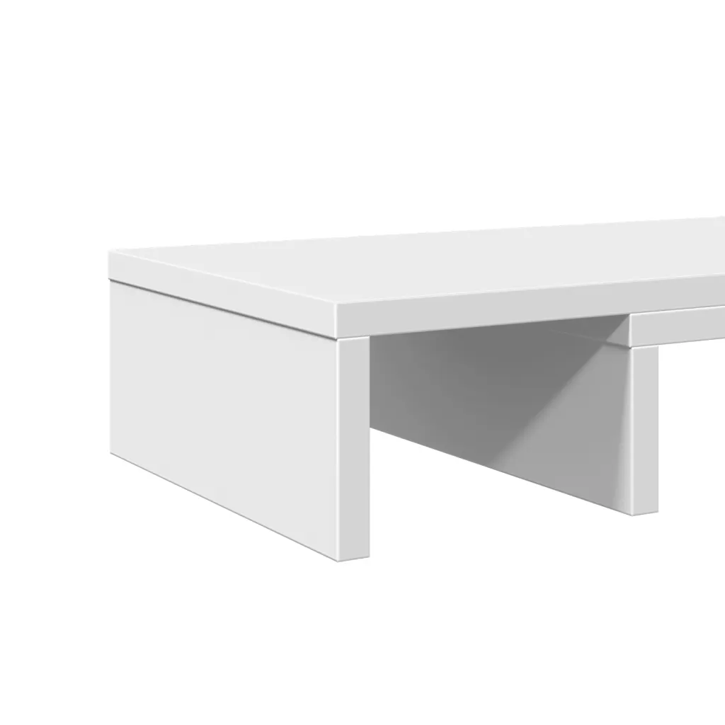 Verstelbare monitorstandaard wit 60 x 24 x 10,5 cm - Afbeelding 6