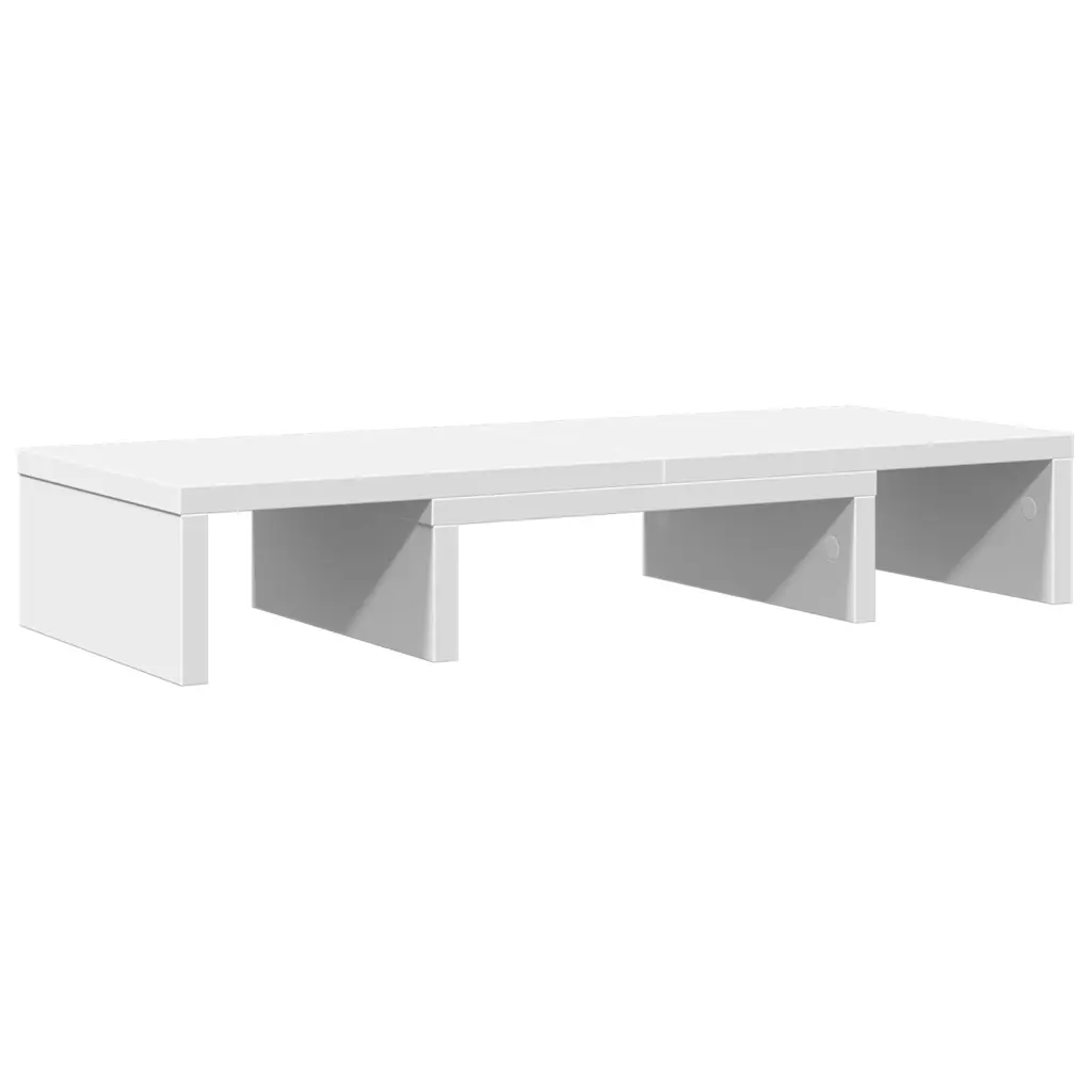Verstelbare monitorstandaard wit 60 x 24 x 10,5 cm - Afbeelding 4