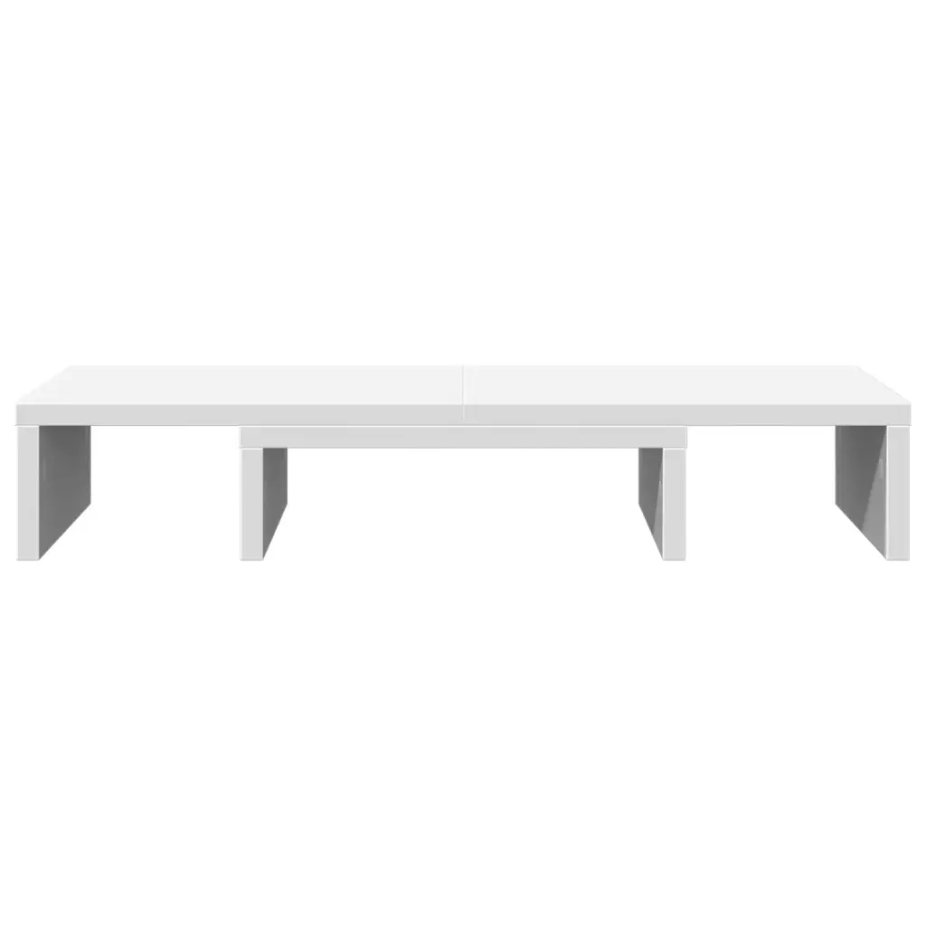 Verstelbare monitorstandaard wit 60 x 24 x 10,5 cm - Afbeelding 3