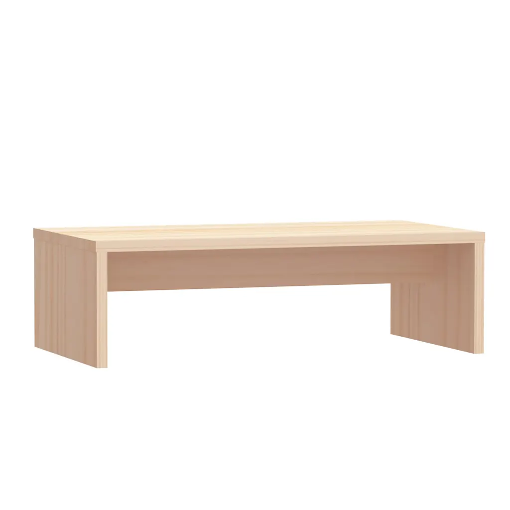 Monitorstandaard massief grenenhout 50 x 27 x 15 cm - Afbeelding 2