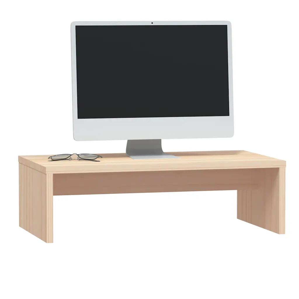 Monitorstandaard massief grenenhout 50 x 27 x 15 cm - Afbeelding 6