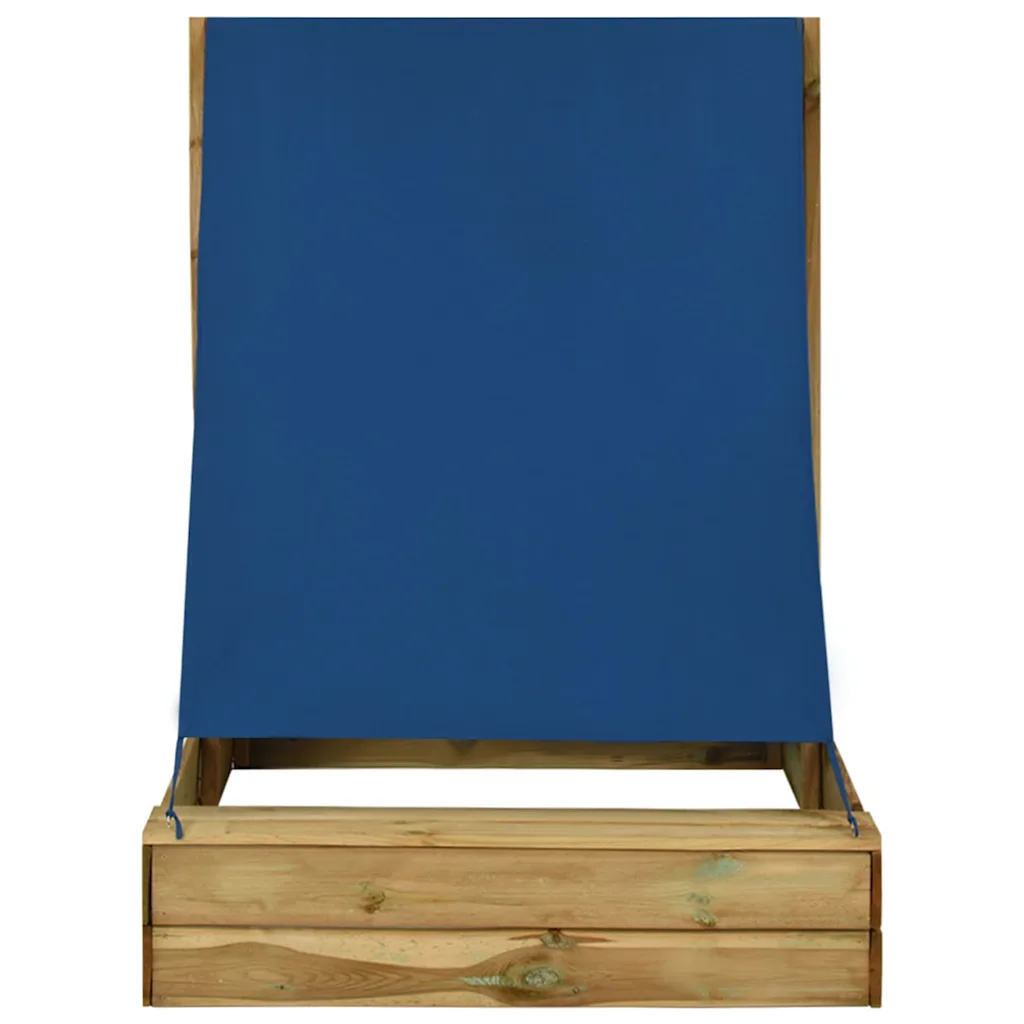 Zandbak met dak – grenenhout 160 × 100 cm