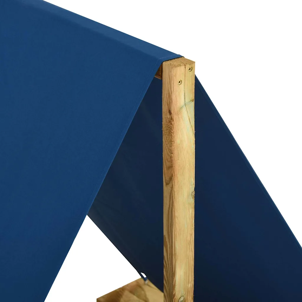 Zandbak met dak – grenenhout 160 × 100 cm