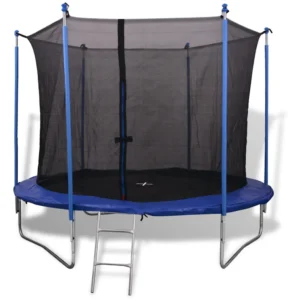 Trampoline 305 cm met net, ladder en regenhoes