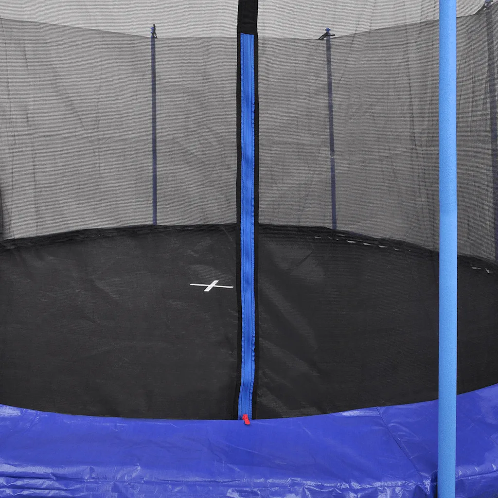 Trampoline 426 cm met net, ladder en regenhoes