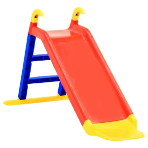 Kinderglijbaan 141 cm – rood, blauw en geel